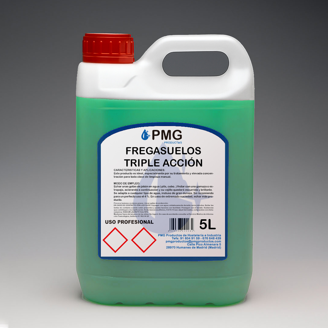 3048-3067 FREGASUELOS TRIPLE ACCIÓN (5L.) - Imagen 1